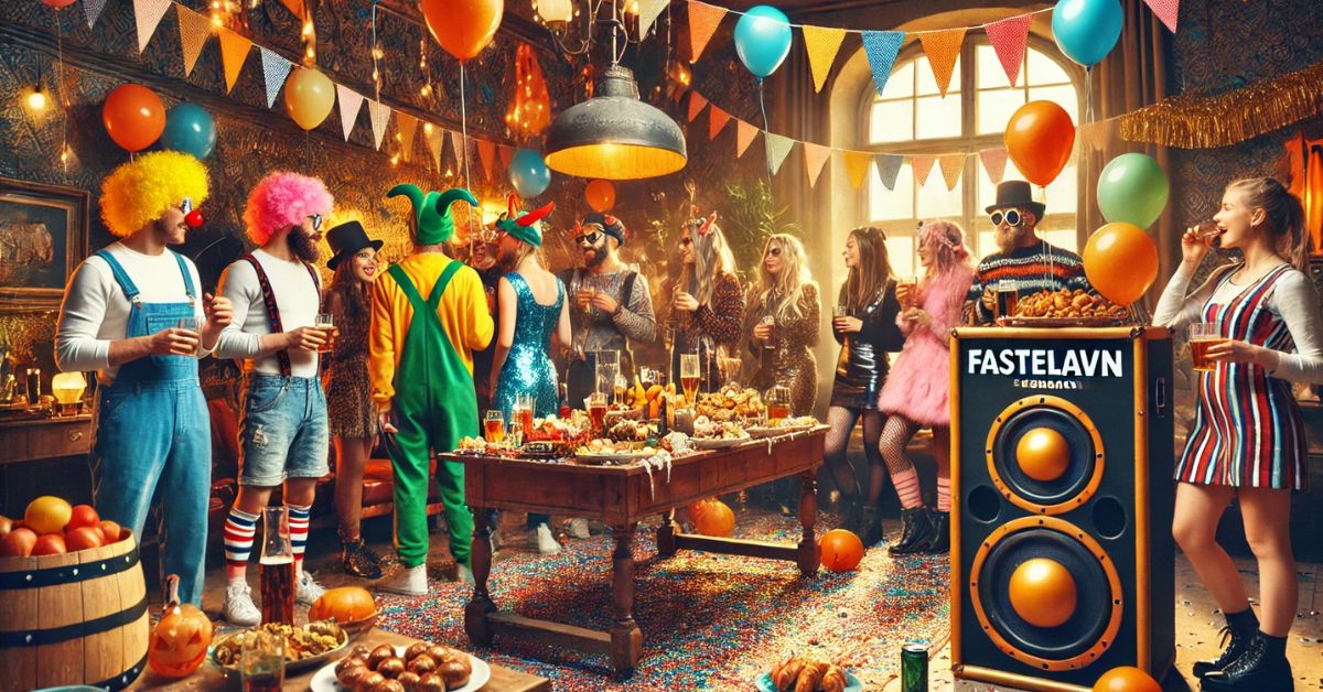 Fastelavnsfest med soundboks
